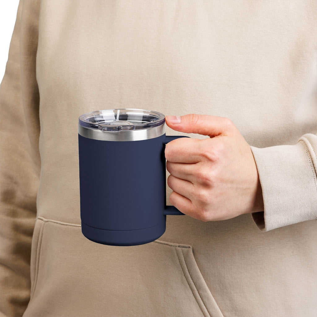 Pure Vessel 15oz Insulated Coffee Tumbler – Double Wall Travel Mug