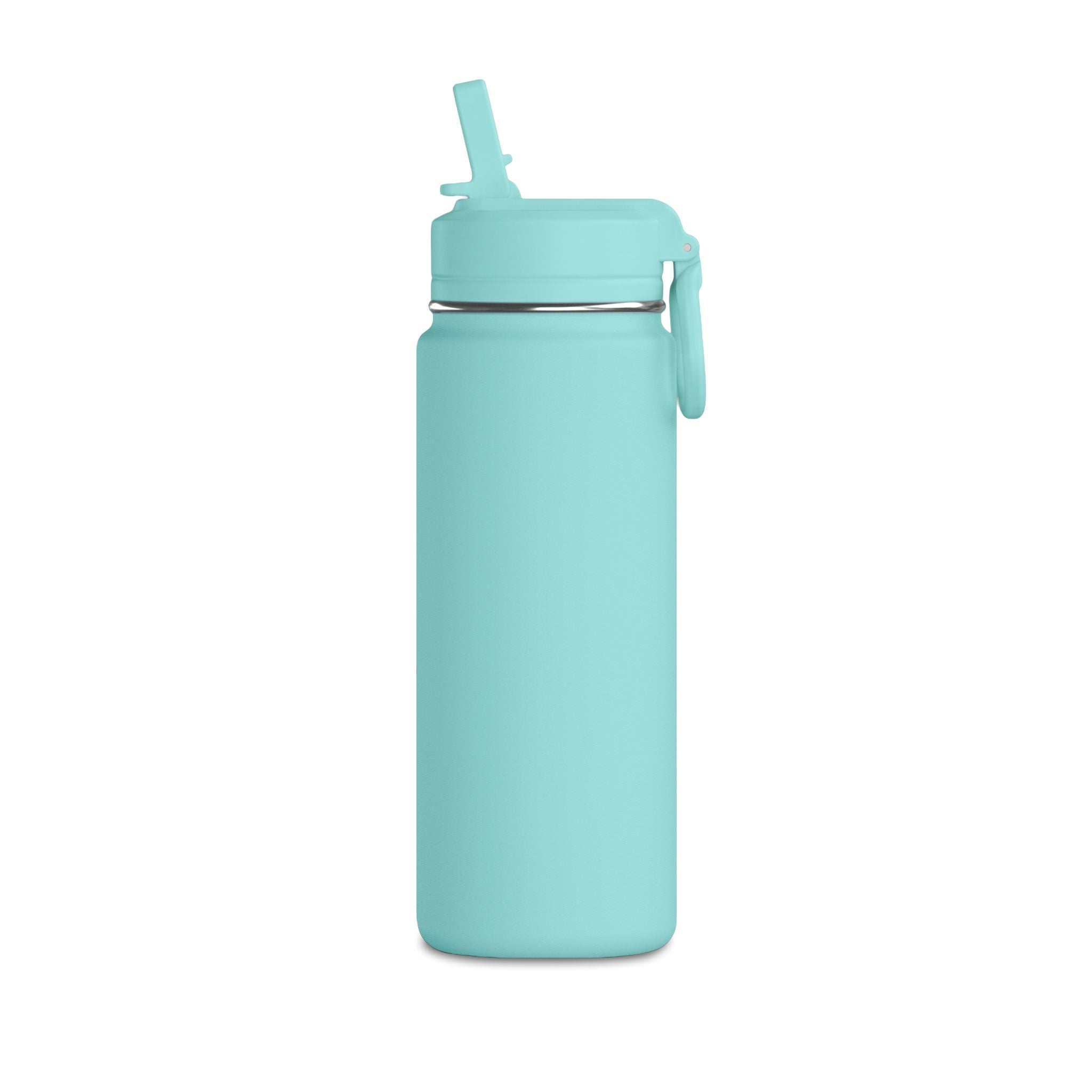 Pure Vessel 20oz Mini Water Bottle — Compact Insulated Bottle with Foldaway Straw (Kid-Friendly)