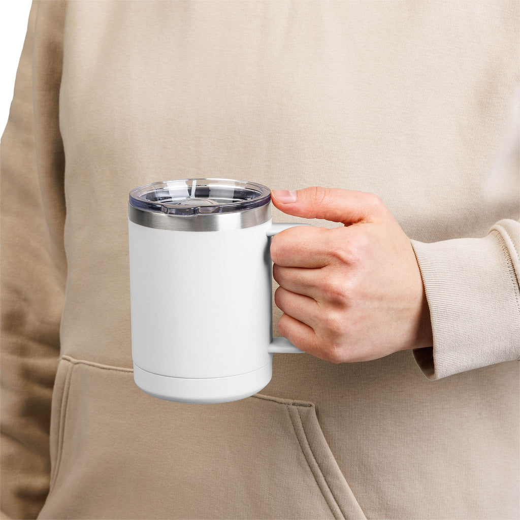 Pure Vessel 15oz Insulated Coffee Tumbler – Double Wall Travel Mug