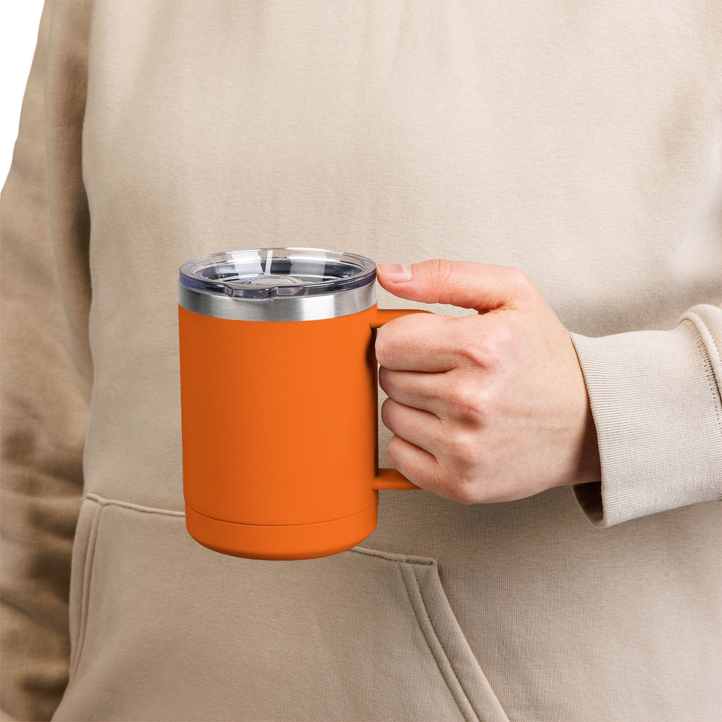 Pure Vessel 15oz Insulated Coffee Tumbler – Double Wall Travel Mug