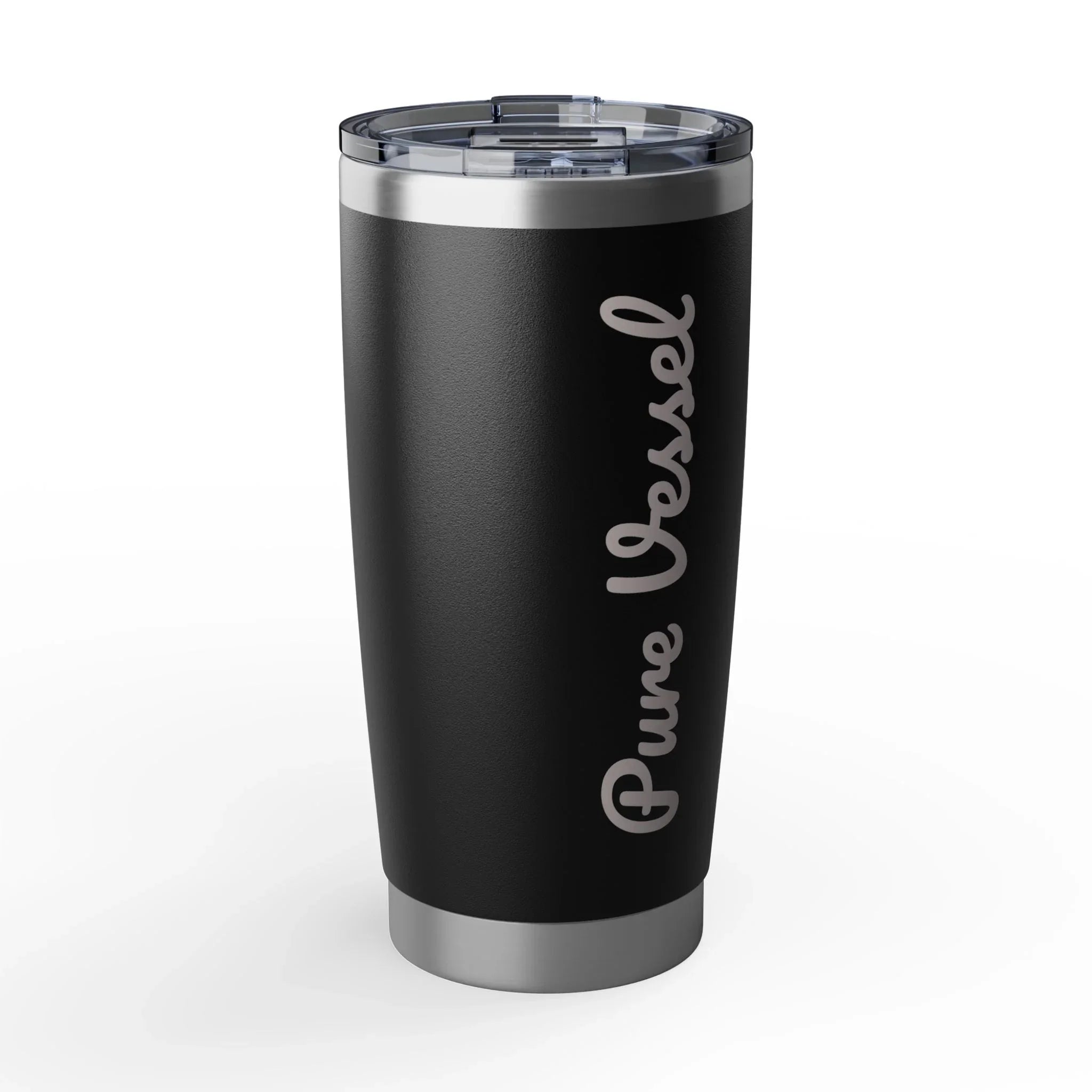 Pure Vessel Tumbler 20oz Stainless Steel Travel Cup | Brushed Finish - Pure Vessel