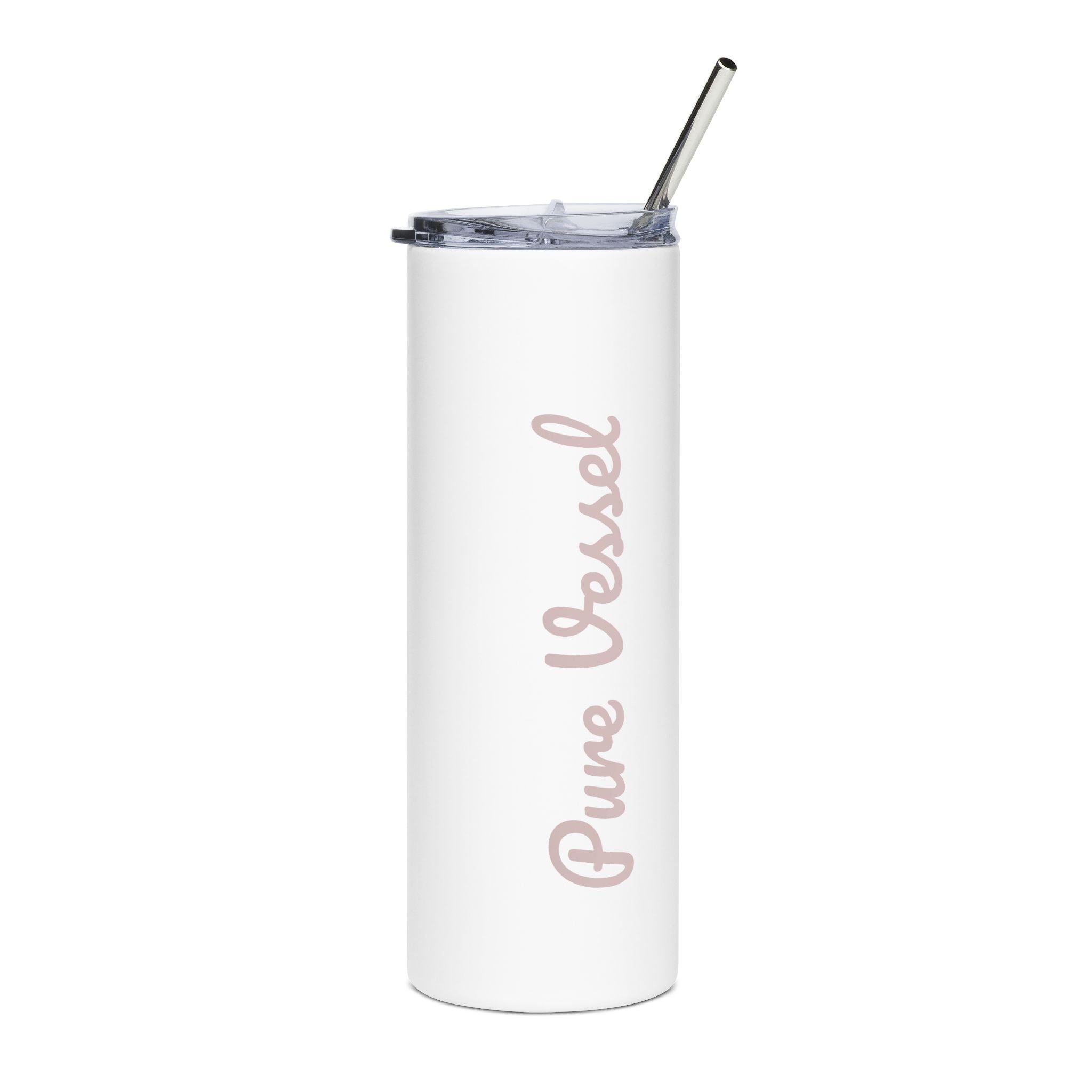 20oz Stainless Steel Tumbler — Pure Vessel Slim Travel Cup - Pure Vessel
