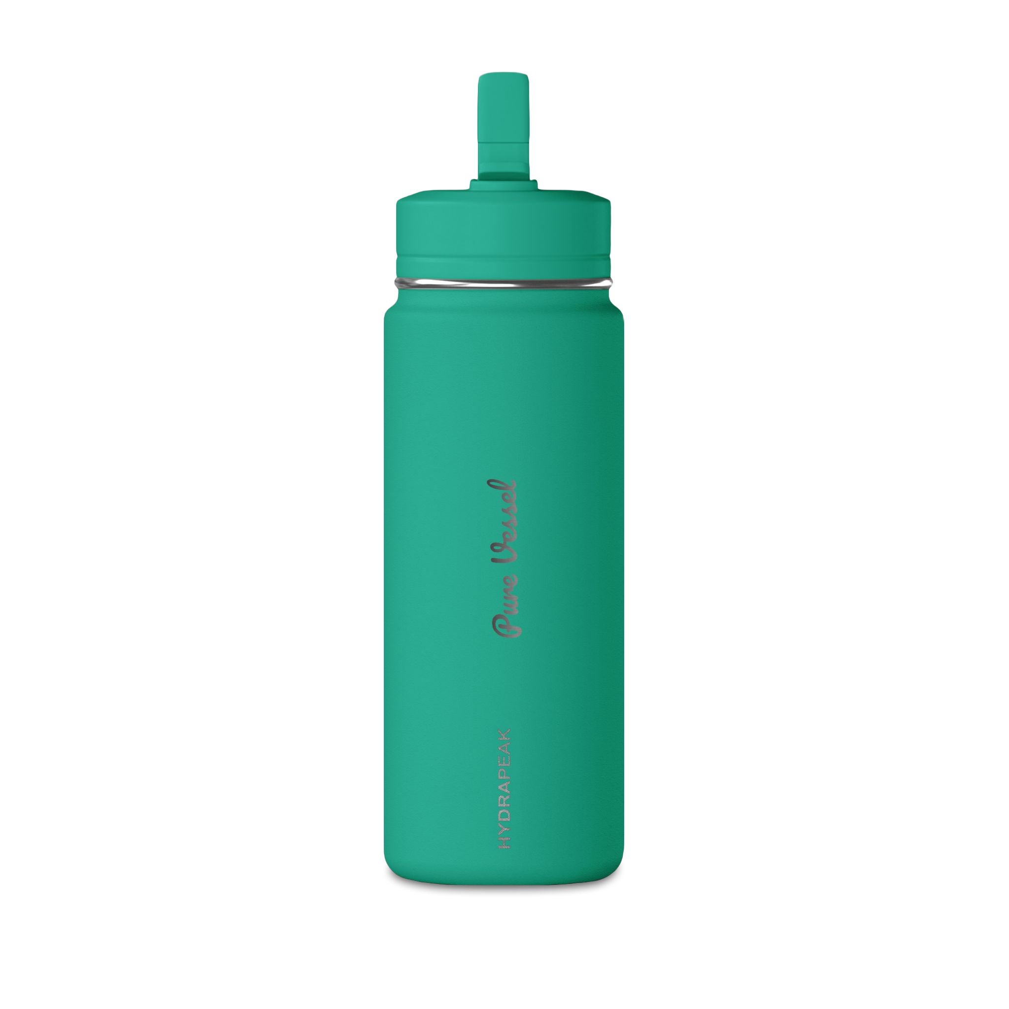Pure Vessel 20oz Mini Water Bottle — Compact Insulated Bottle with Foldaway Straw (Kid-Friendly) - Pure Vessel