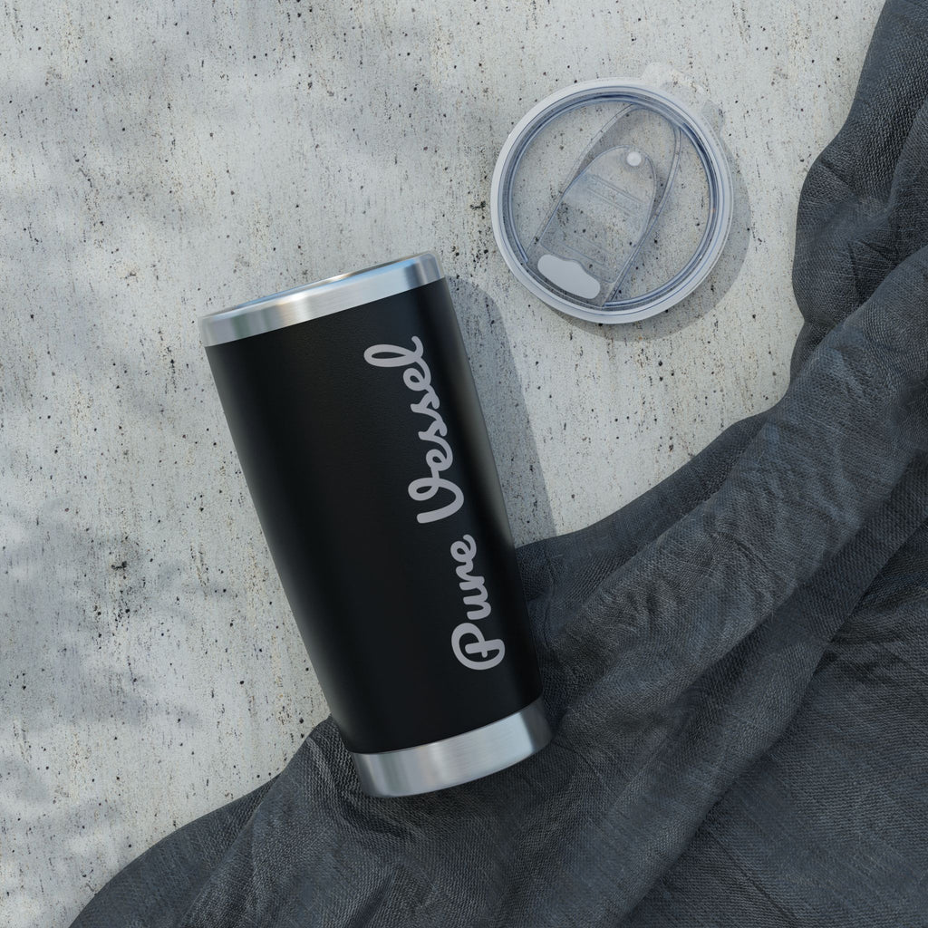Pure Vessel Tumbler 20oz Stainless Steel Travel Cup | Brushed Finish