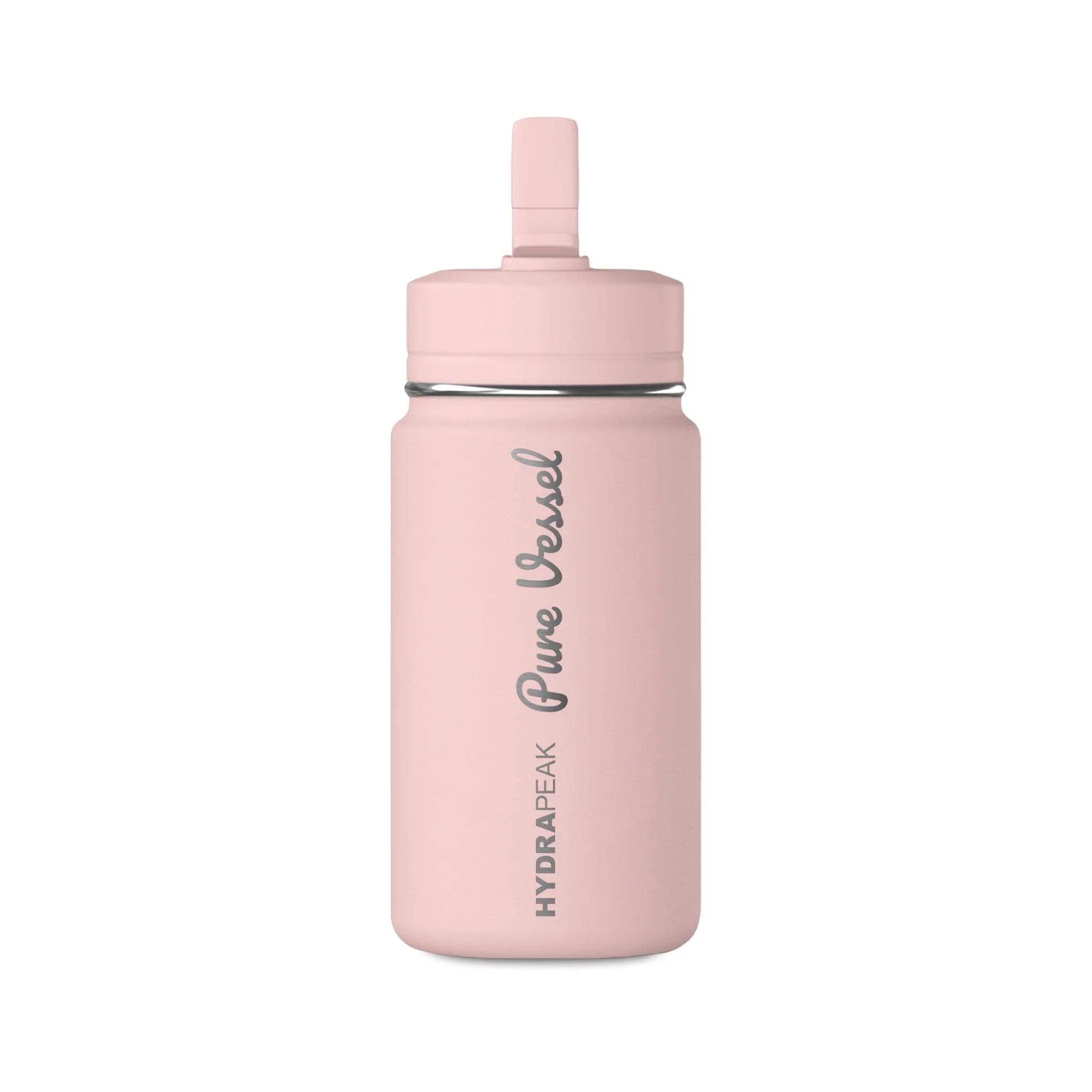 Pure Vessel Mini Water Bottle 14oz | Stainless Steel Straw Flask - Pure Vessel