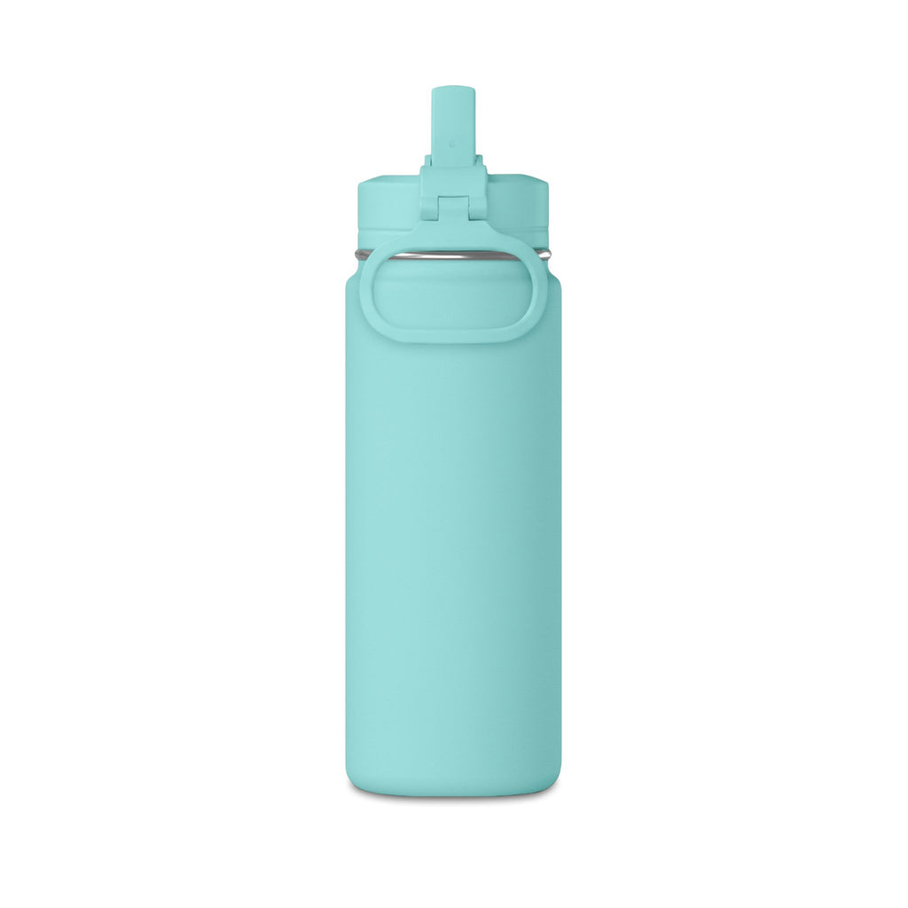 Pure Vessel 20oz Mini Water Bottle — Compact Insulated Bottle with Foldaway Straw (Kid-Friendly)
