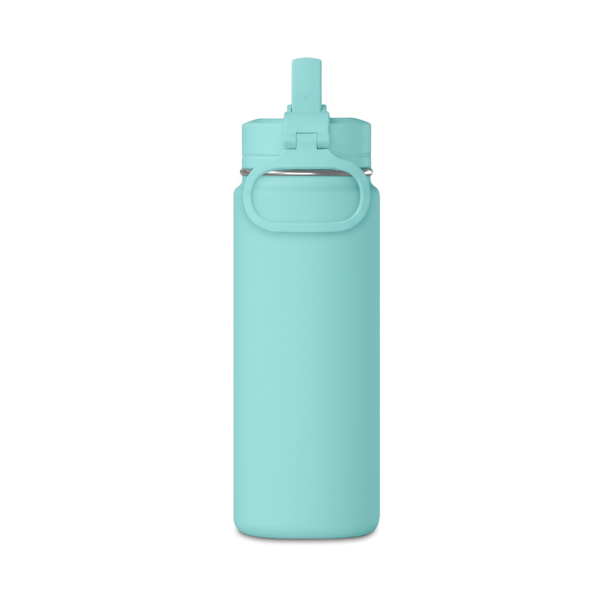 Pure Vessel 20oz Mini Water Bottle — Compact Insulated Bottle with Foldaway Straw (Kid-Friendly)