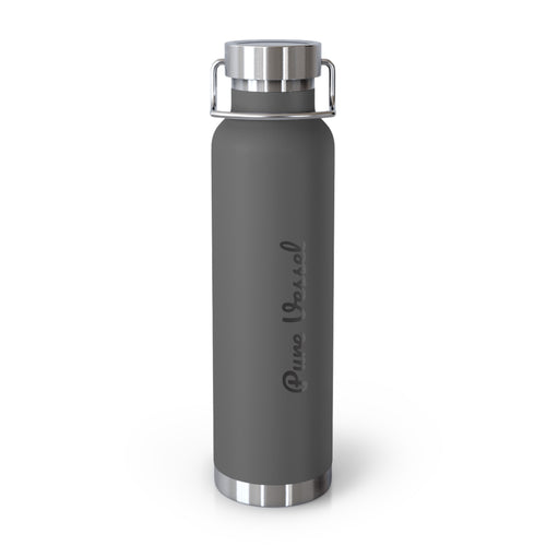 Pure Vessel 22oz Copper Vacuum Insulated Bottle — Red Stainless Steel Travel Flask