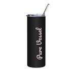 20oz Stainless Steel Tumbler — Pure Vessel Slim Travel Cup - Pure Vessel