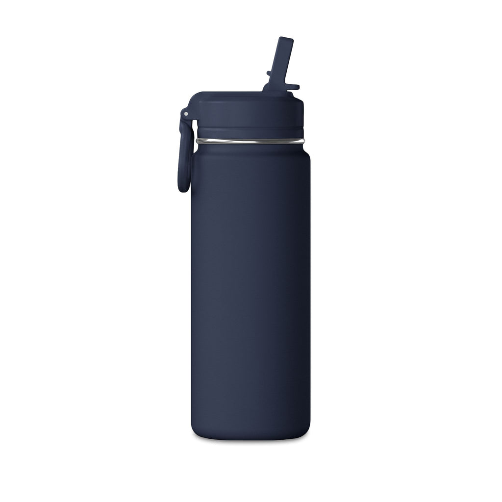 Pure Vessel 20oz Mini Water Bottle — Compact Insulated Bottle with Foldaway Straw (Kid-Friendly)