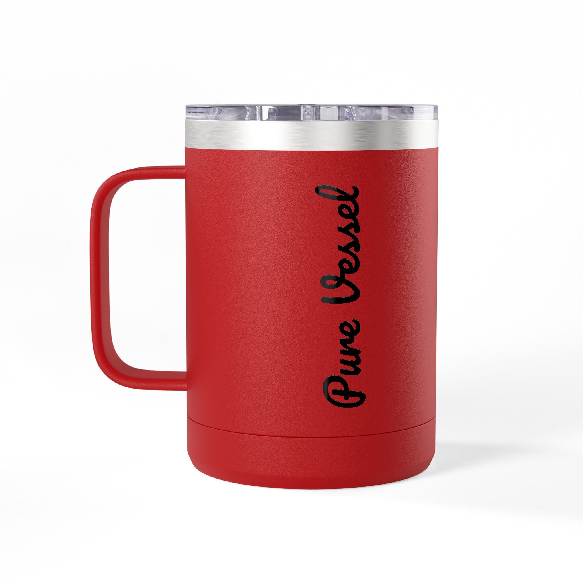 Pure Vessel 15oz Insulated Coffee Tumbler – Double Wall Travel Mug