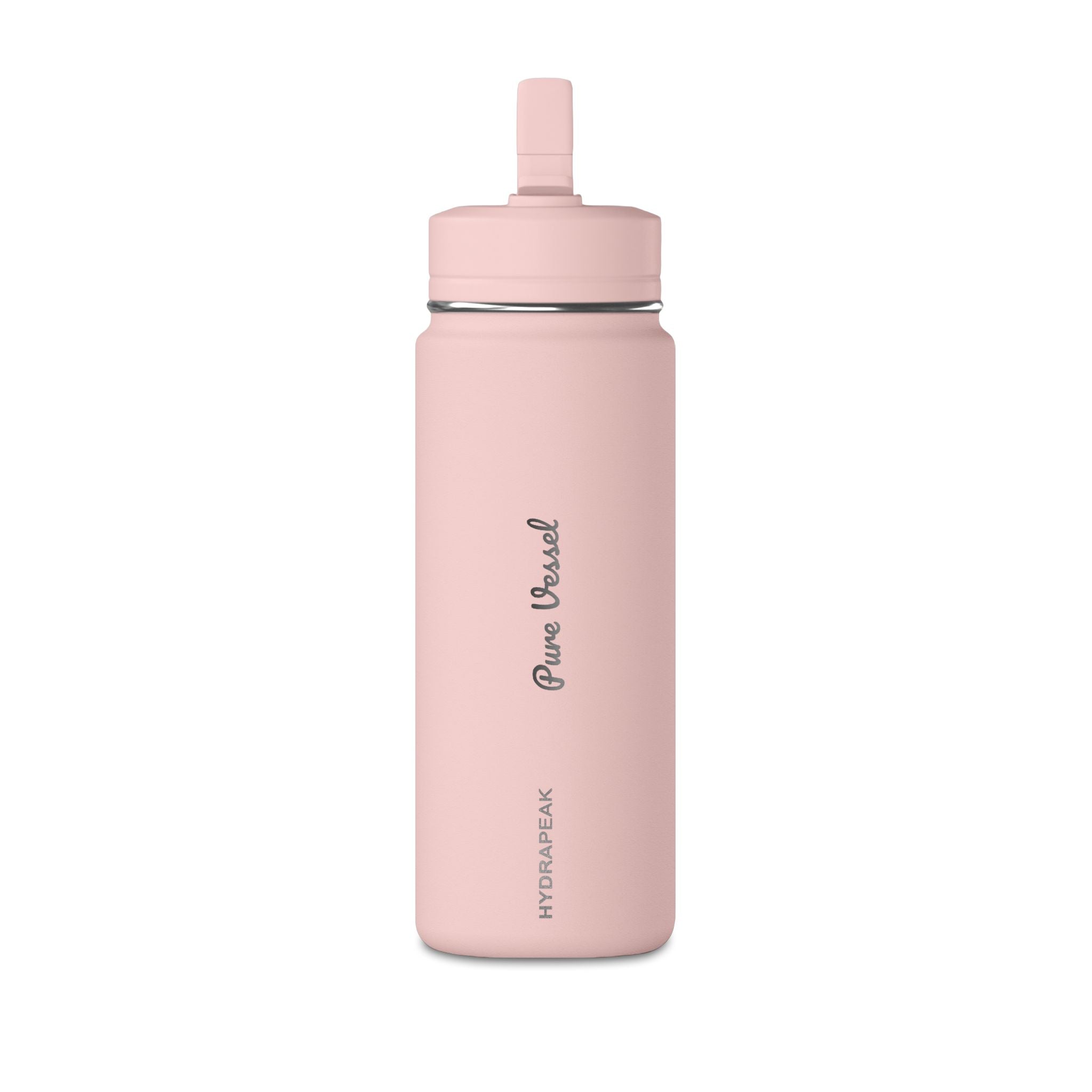 Pure Vessel 20oz Mini Water Bottle — Compact Insulated Bottle with Foldaway Straw (Kid-Friendly) - Pure Vessel