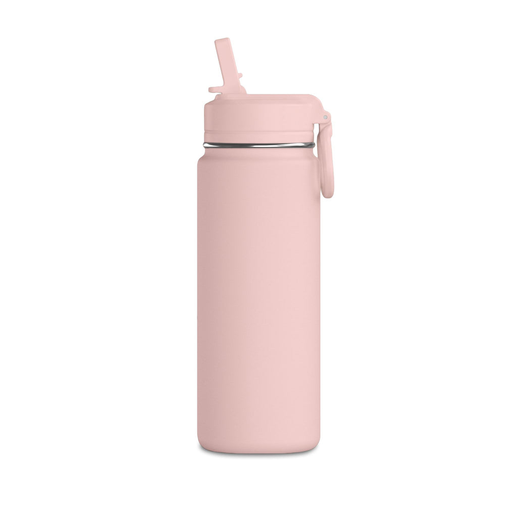 Pure Vessel 20oz Mini Water Bottle — Compact Insulated Bottle with Foldaway Straw (Kid-Friendly)